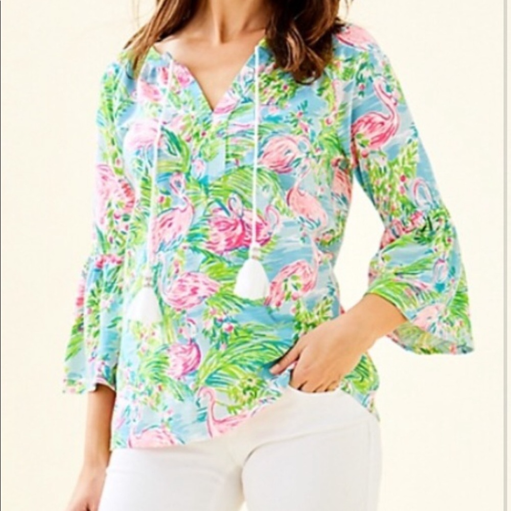 ISO lilly Pulitzer top